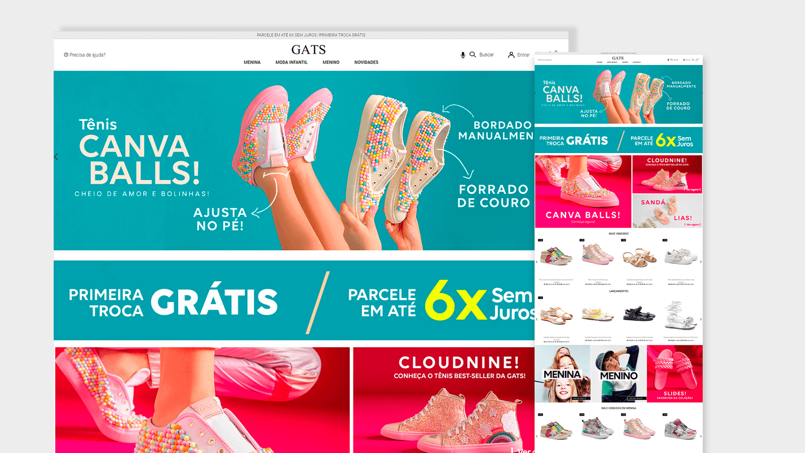 Mockup site Gats